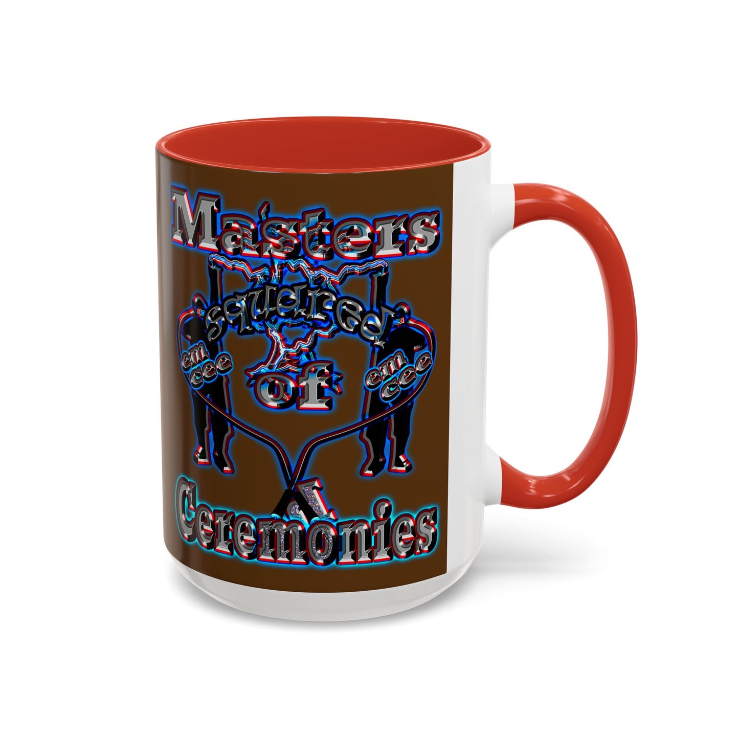 em cee squared - Accent Mug (brown)