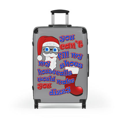 santa's shoes - Suitcase (grey)