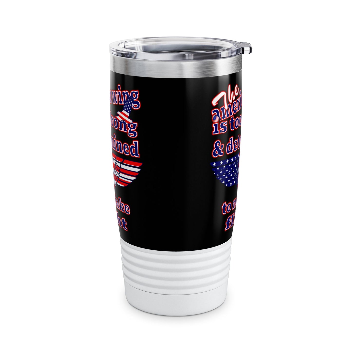 american wing - Ringneck Tumbler, 20oz (black)