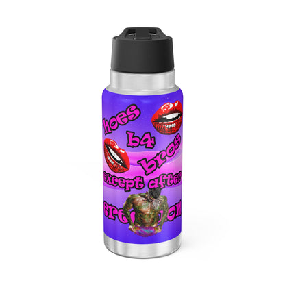 hoes b4 bros - Gator Tumbler, 32oz  (purple-pink wave)