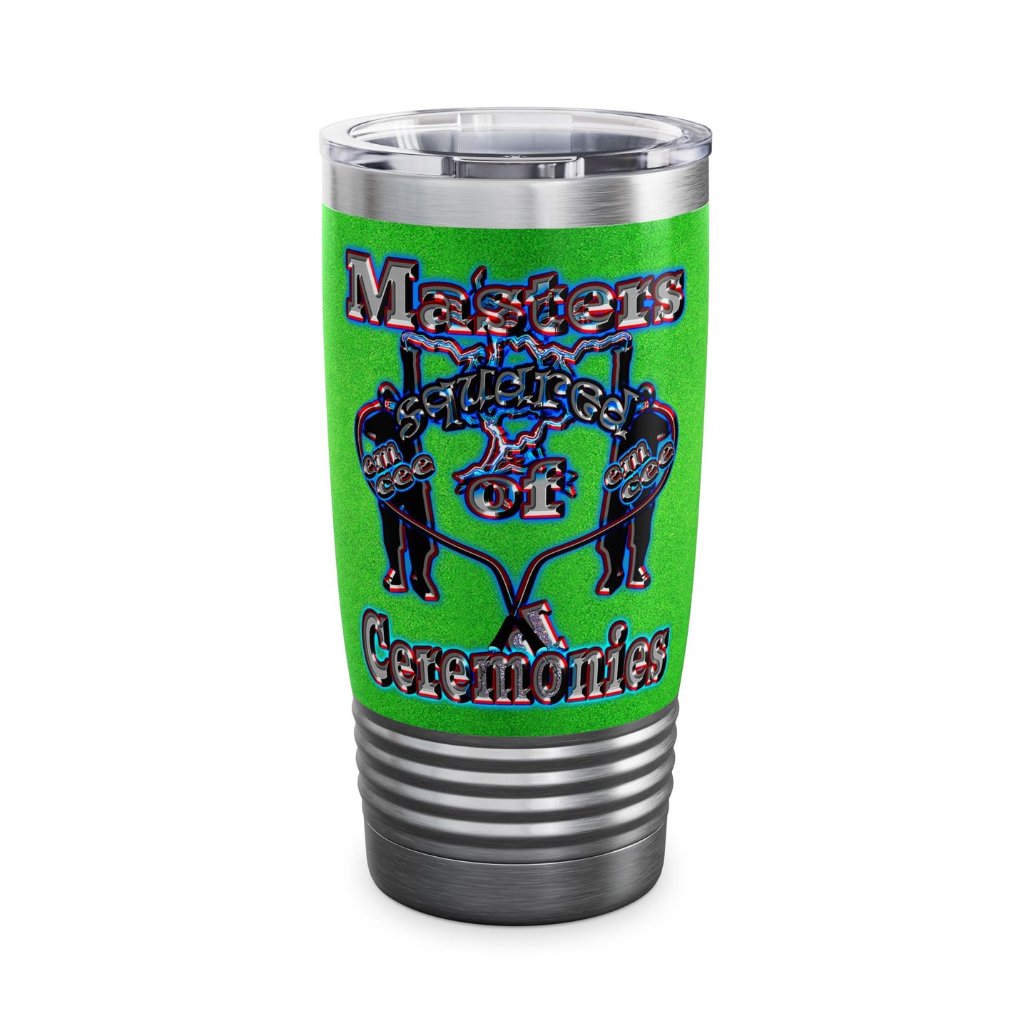 em cee squared - Ringneck Tumbler, 20oz (green turf)