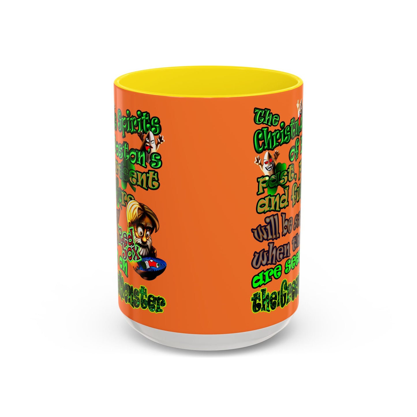 christmas spirits of boston - Accent Mug (crusta)