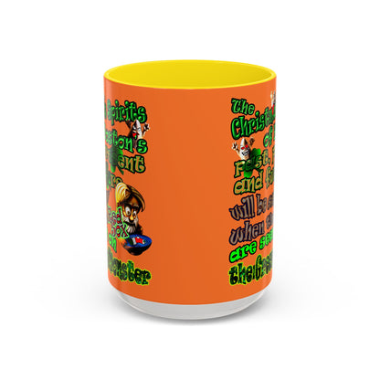 christmas spirits of boston - Accent Mug (crusta)
