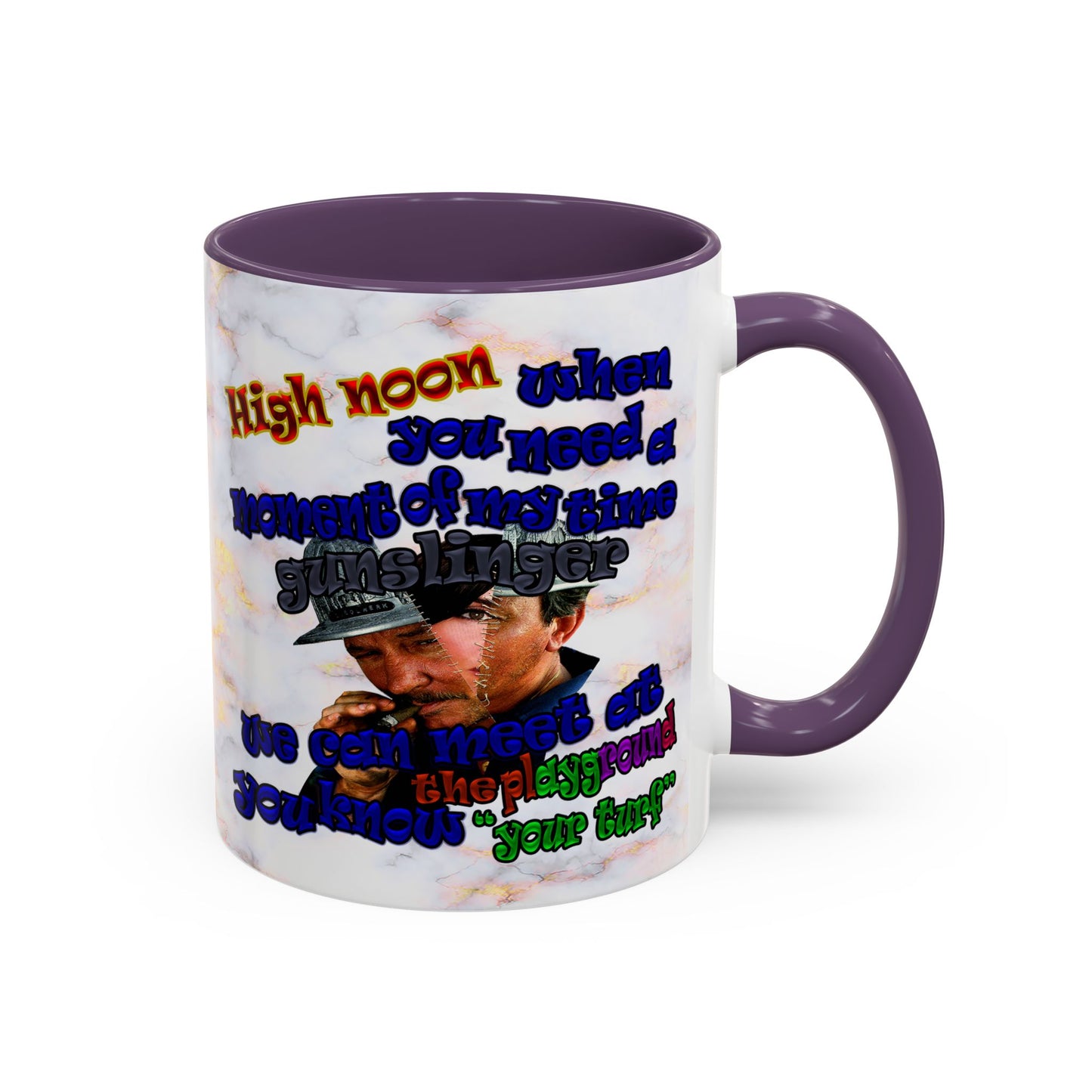 high noon - Accent Mug (white marble)