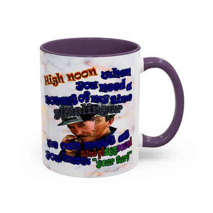 high noon - Accent Mug (white marble)