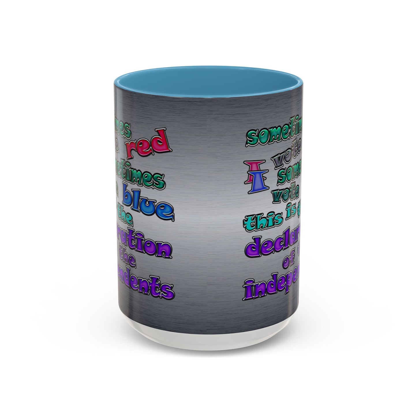 declaration of the independents - Accent Mug (brushed nickel)