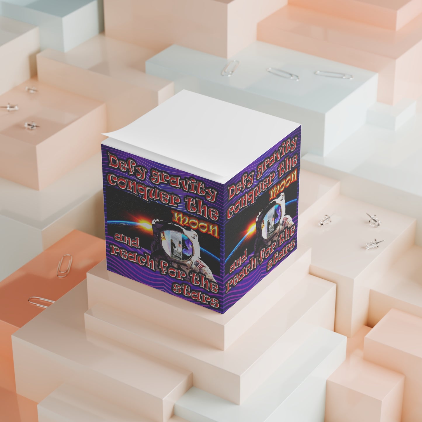 defy conquer reach - note cube (purple wave)