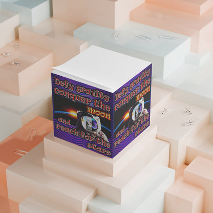 defy conquer reach - note cube (purple wave)