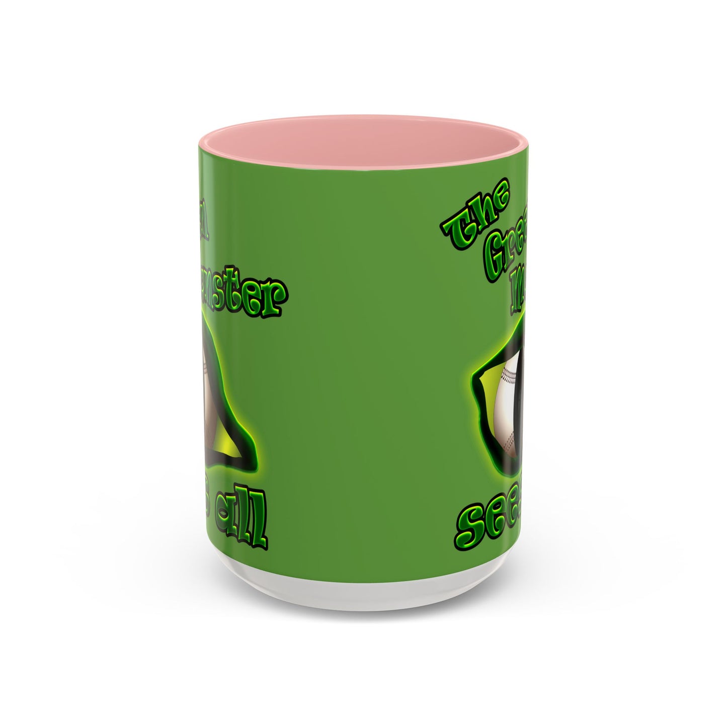green monster - Accent Mug (green)