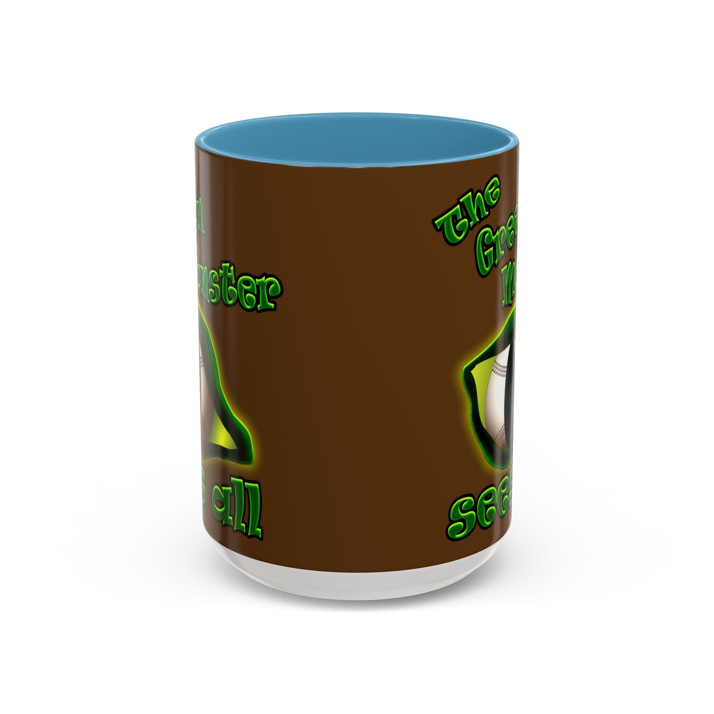 green monster - Accent Mug (brown)