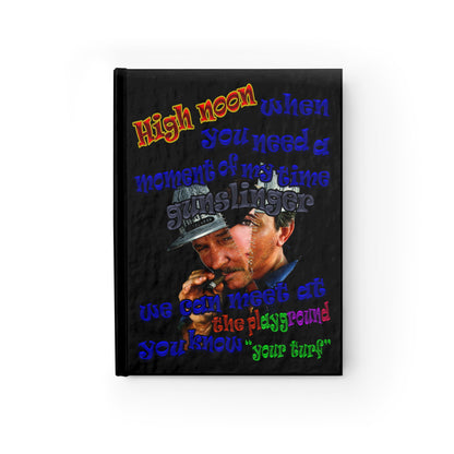 high noon - journal-blank (black)
