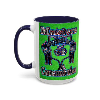em cee squared - Accent Mug (green turf)