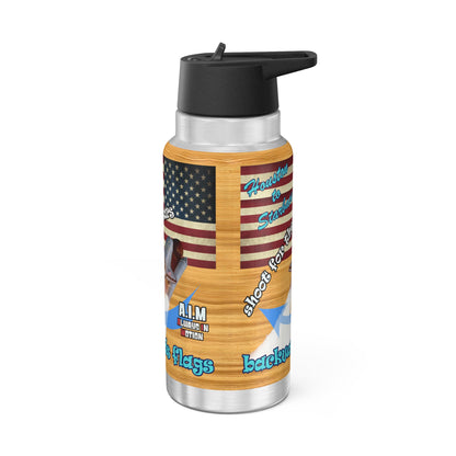 shoot for the stars - Gator Tumbler, 32oz (butterscotch wood finish)