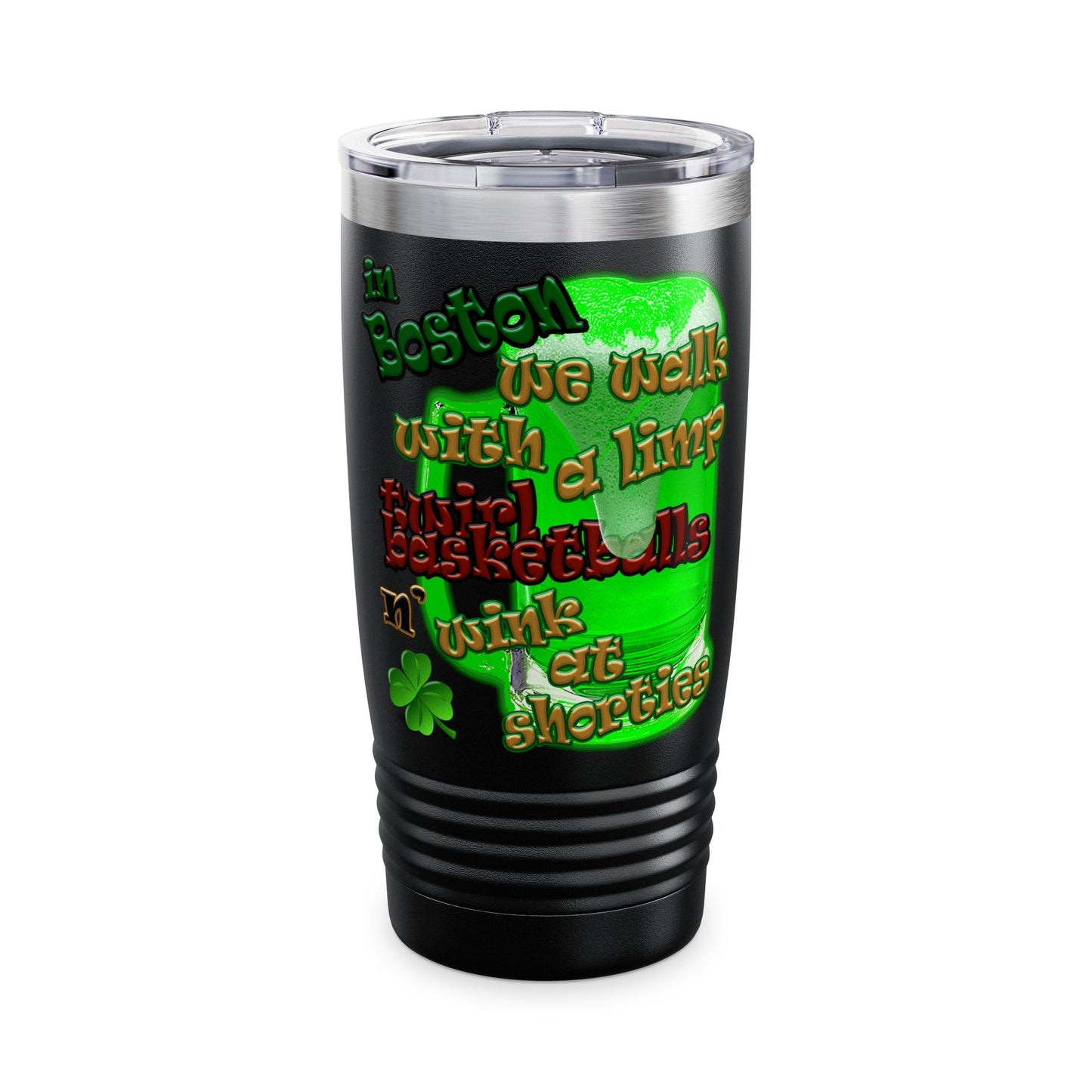 celtics logo - Ringneck Tumbler, 20oz
