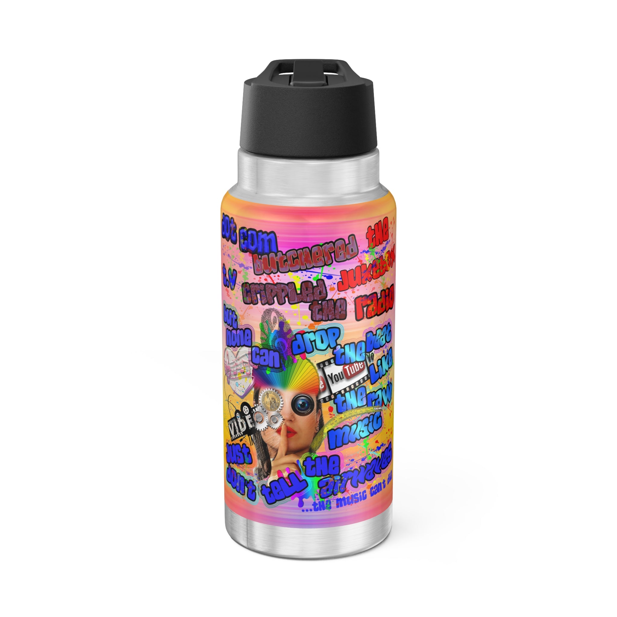 drop the beat - Gator Tumbler, 32oz  (color blur)