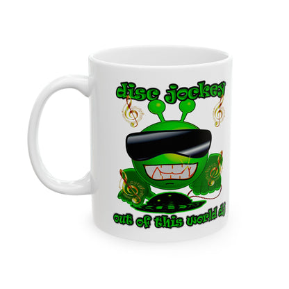 disc jockey - White Mug (white)