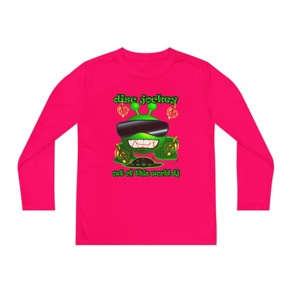 disc jockey - Youth Long Sleeve Competitor Tee