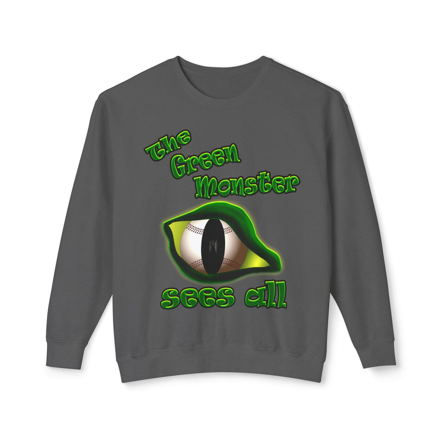 green monster - Unisex Lightweight Crewneck Sweatshirt