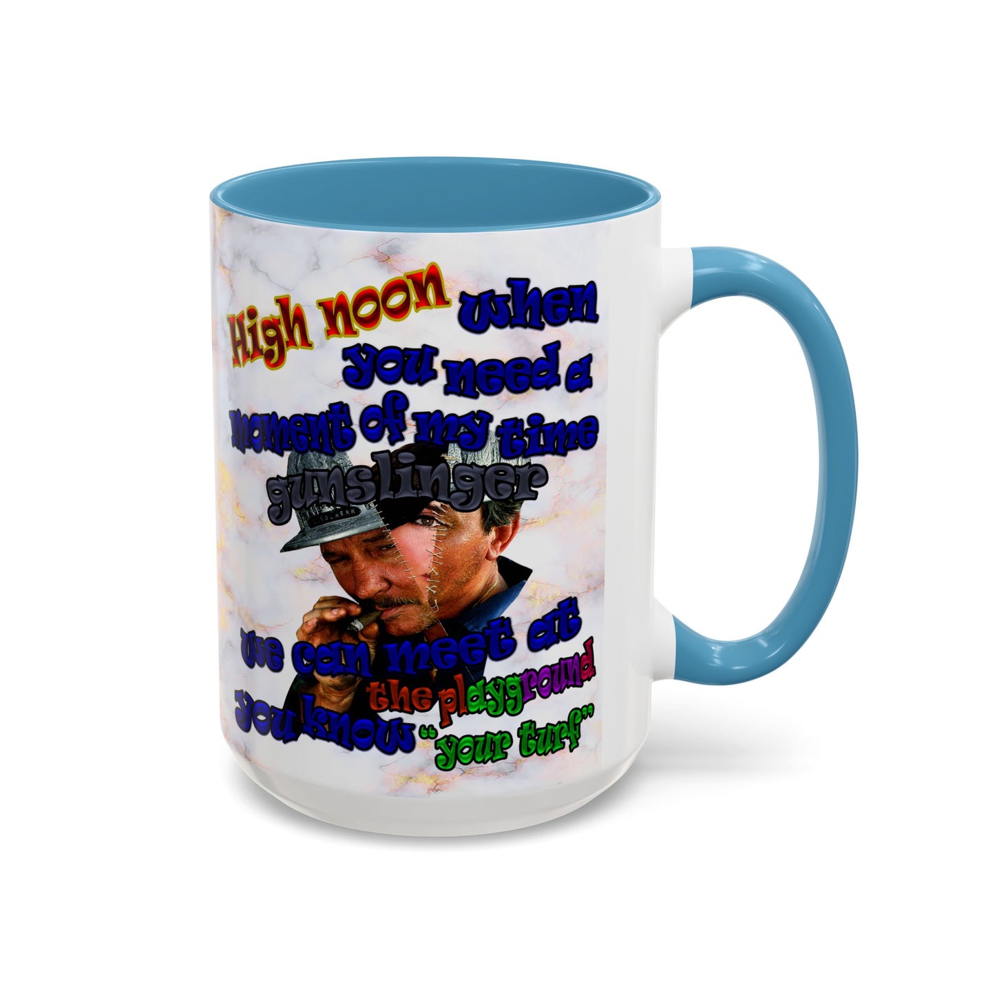 high noon - Accent Mug (white marble)