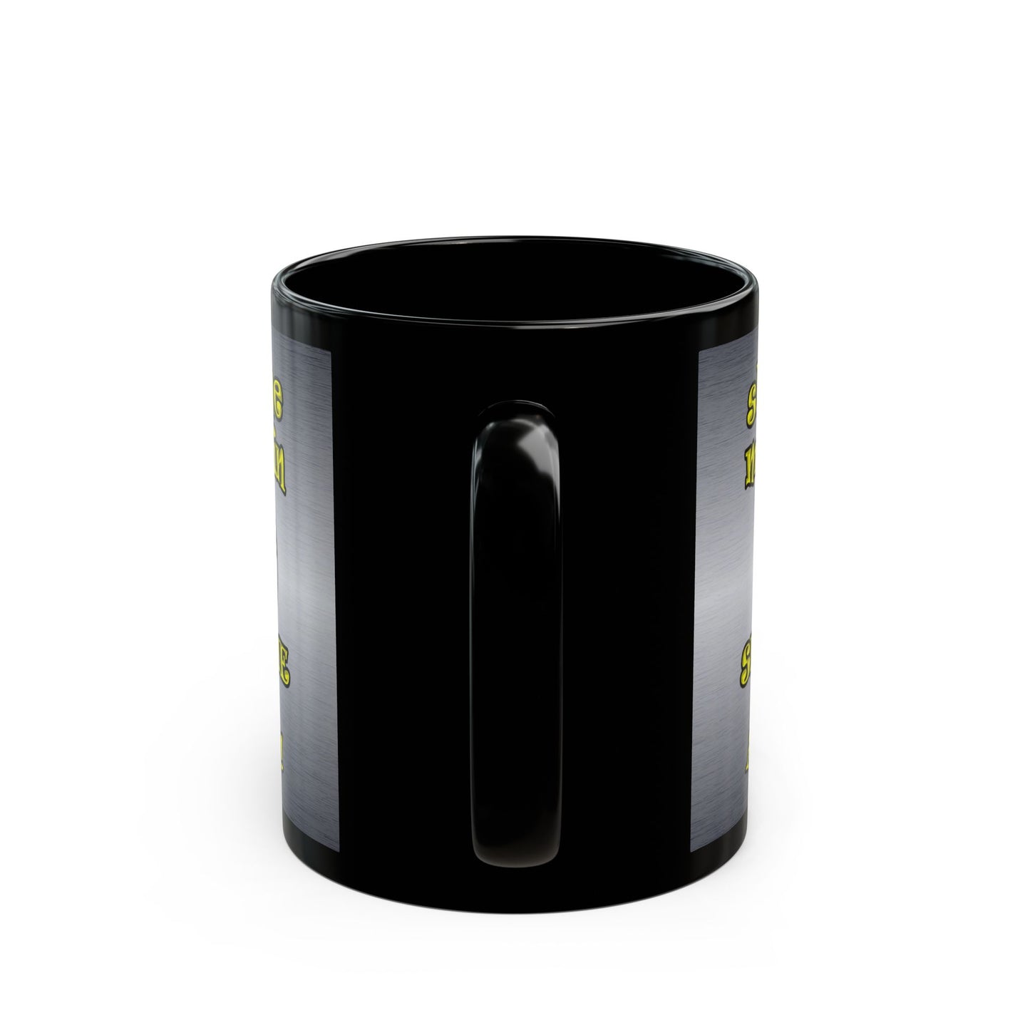 shoot the moon again - Black Mug (brushed nickel)