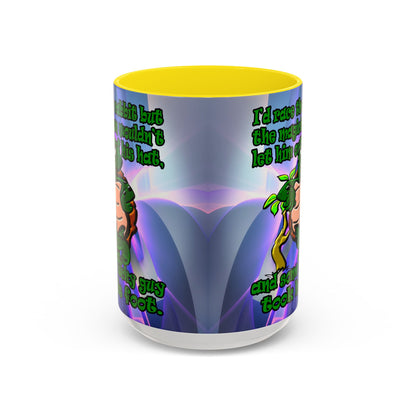 turtle race - Accent Mug (grey-pink wave)
