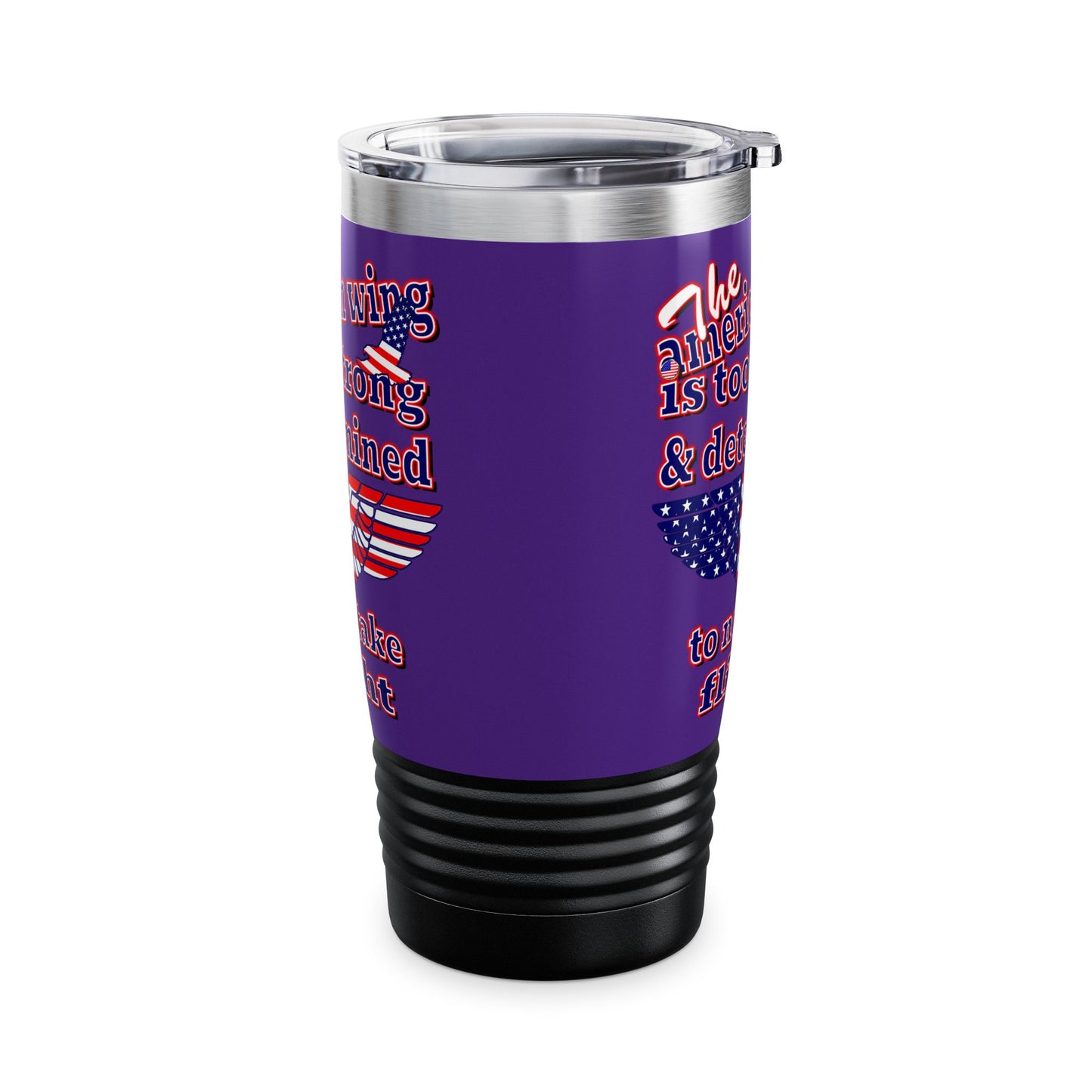 american wing - Ringneck Tumbler, 20oz (purple)