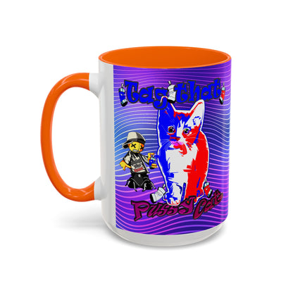 tag that - Accent Mug (purple wave)