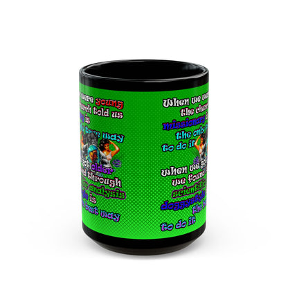 doggystyle - Black Mug (logo green)