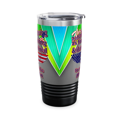 american wing - Ringneck Tumbler, 20oz (rainbow split)