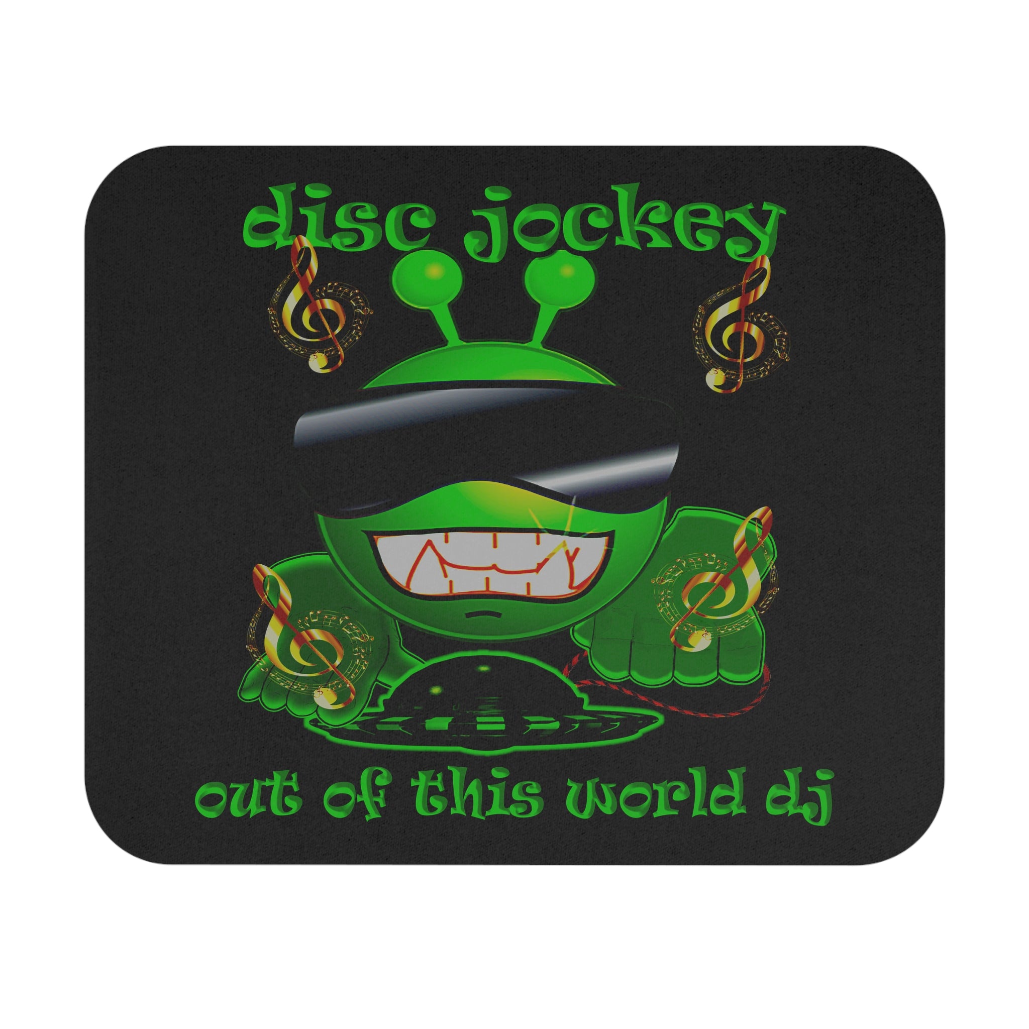 disc jockey - Mouse Pad (Rectangle) (black)