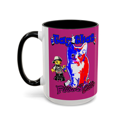 tag that - Accent Mug (pink)