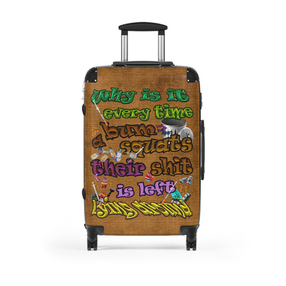 the bum's shit - Suitcase (brown papyrus)