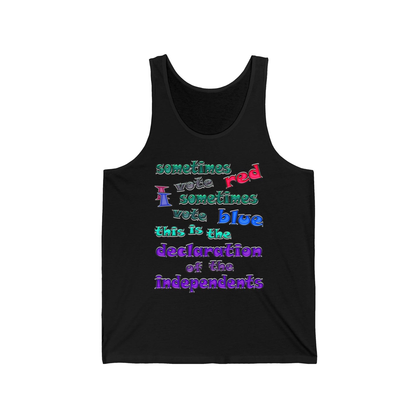 declaration of the independents - Unisex Jersey Tank