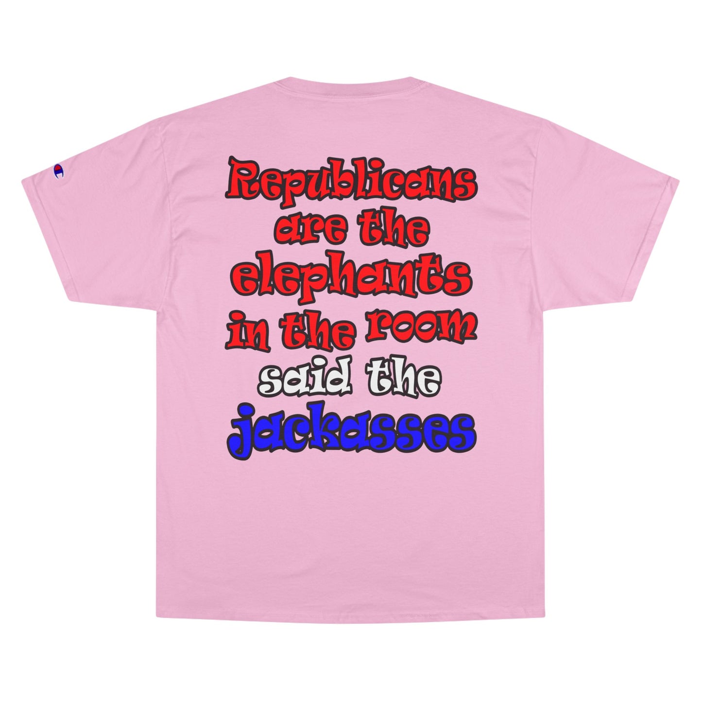 donkeys and elephants - Champion T-Shirt