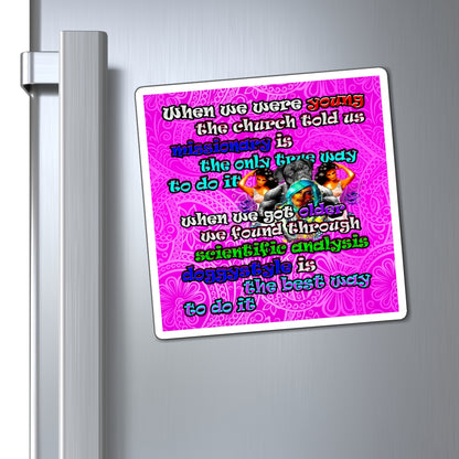 doggystyle - Magnets - (pink swirl)