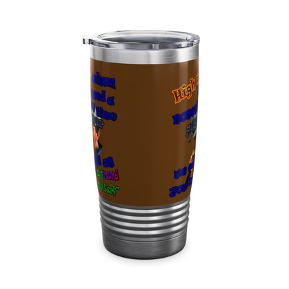 high noon - Ringneck Tumbler, 20oz (brown)