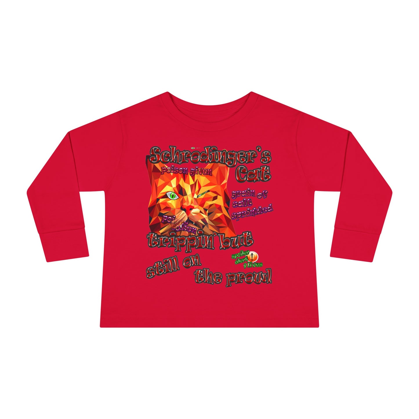schrodinger's cat - Toddler Long Sleeve Tee