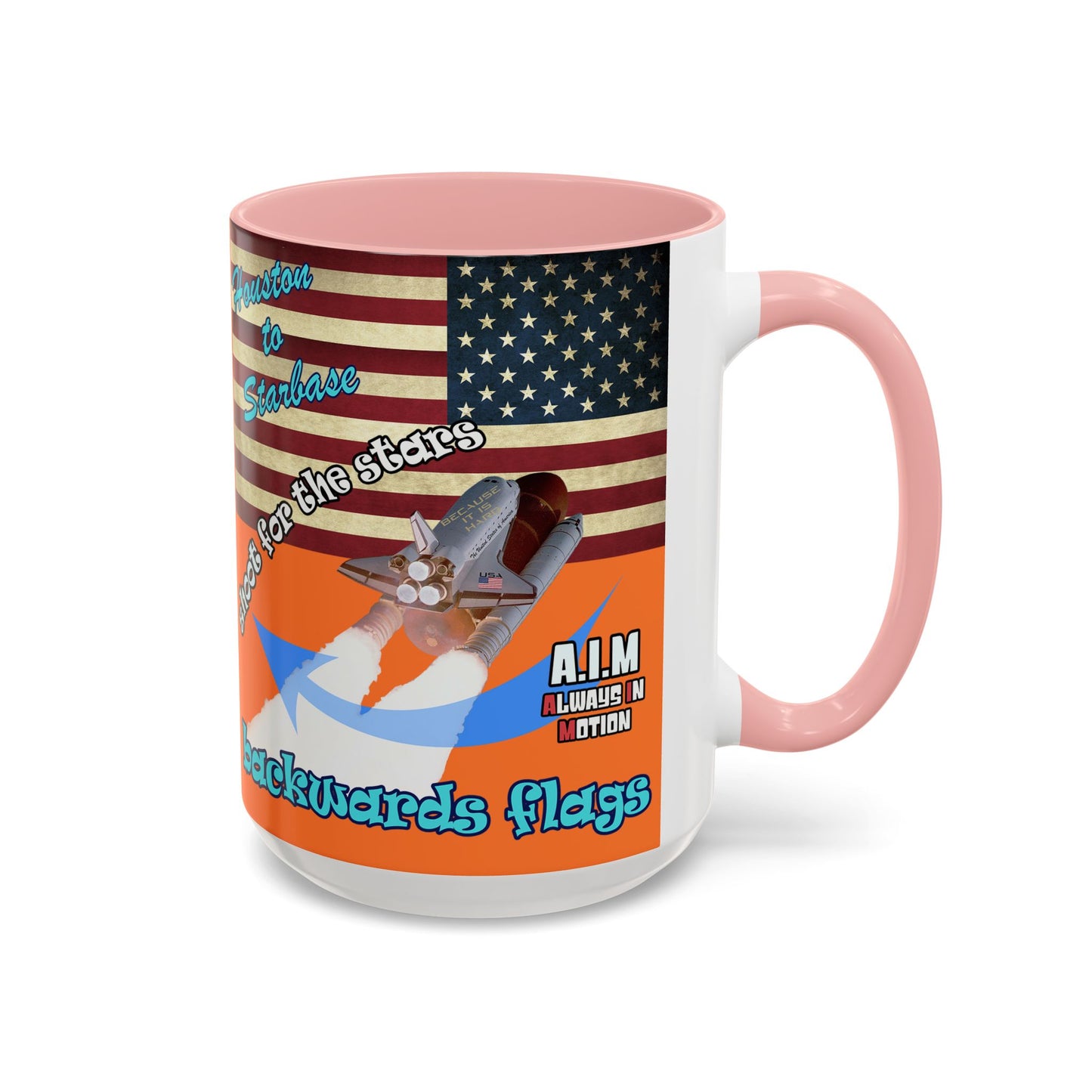 shoot for the stars - Accent Mug (crusta)