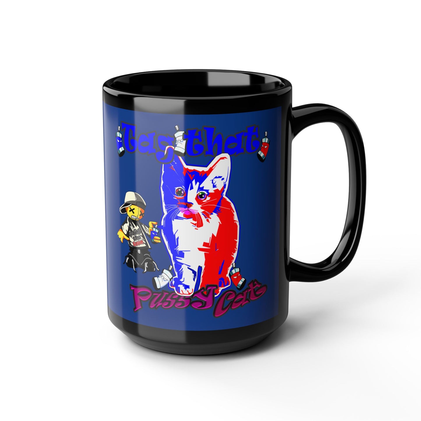 tag that - Black Mug (dark blue)