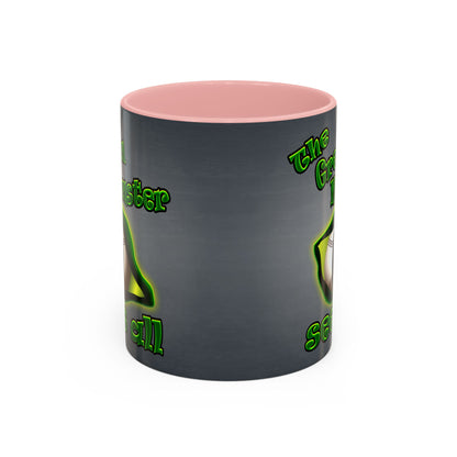 green monster - Accent Mug (grey-light grey)