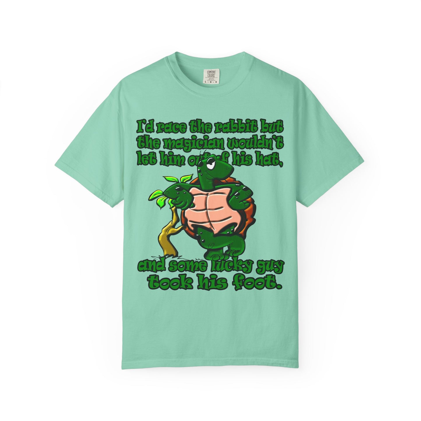 turtle race - Unisex Garment-Dyed T-shirt