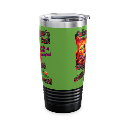 schrodinger's cat - Ringneck Tumbler, 20oz (green)