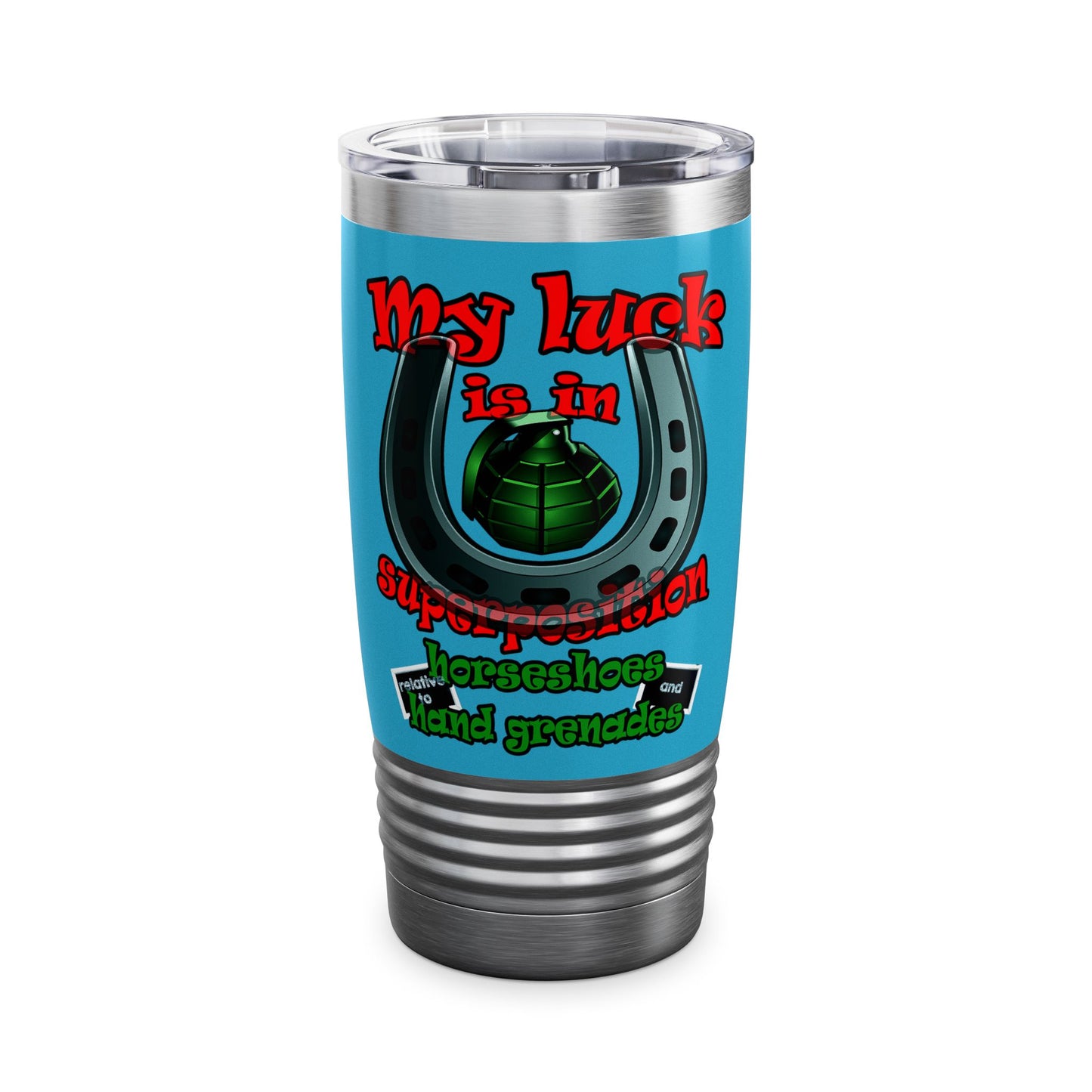 my luck - Ringneck Tumbler, 20oz (turquoise)