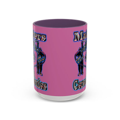 em cee squared - Accent Mug (light pink)