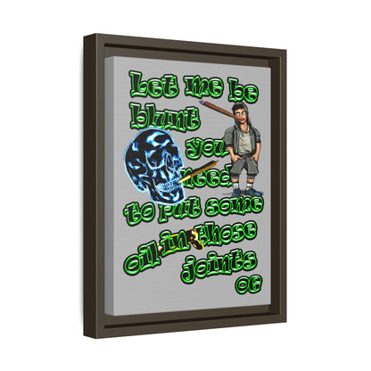 og - framed canvas art (light grey)