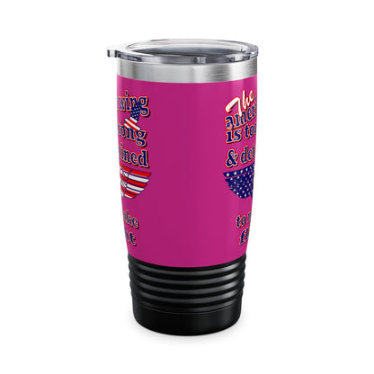 american wing - Ringneck Tumbler, 20oz (pink)