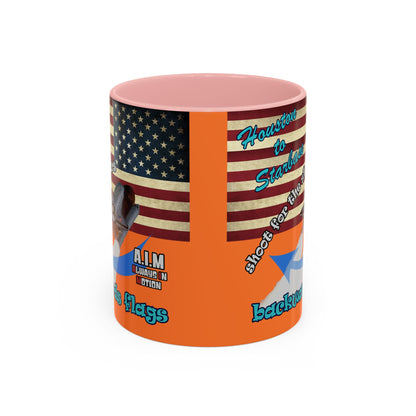 shoot for the stars - Accent Mug (crusta)