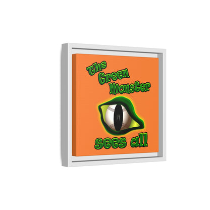 green monster - framed canvas art (crusta)