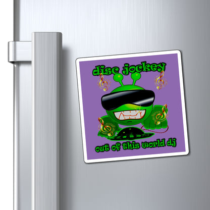 disc jockey - Magnets - (light purple)