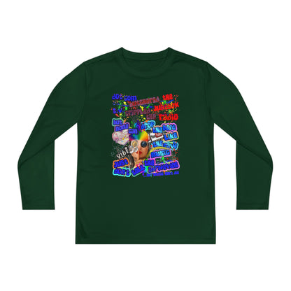 drop the beat - Youth Long Sleeve Competitor Tee